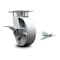 Service Caster 6 Inch Kingpinless Semi Steel Wheel Swivel Caster with Brake and Swivel Lock SCC SCC-KP30S620-SSR-SLB-BSL - alternate 1